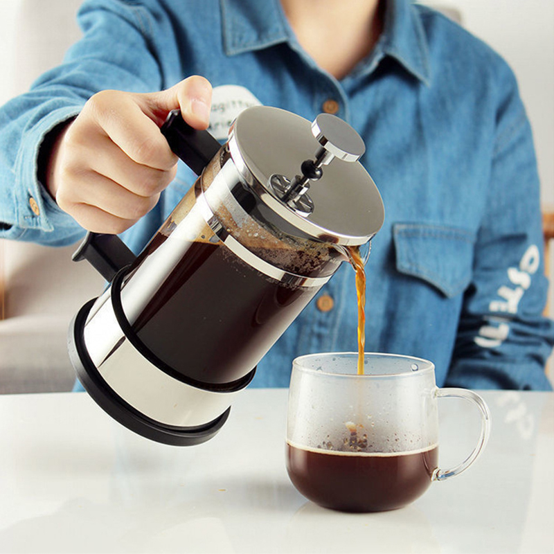 Moka Pot Stove - إبريق قهوة فرنسي مع فلتر، مصنوع