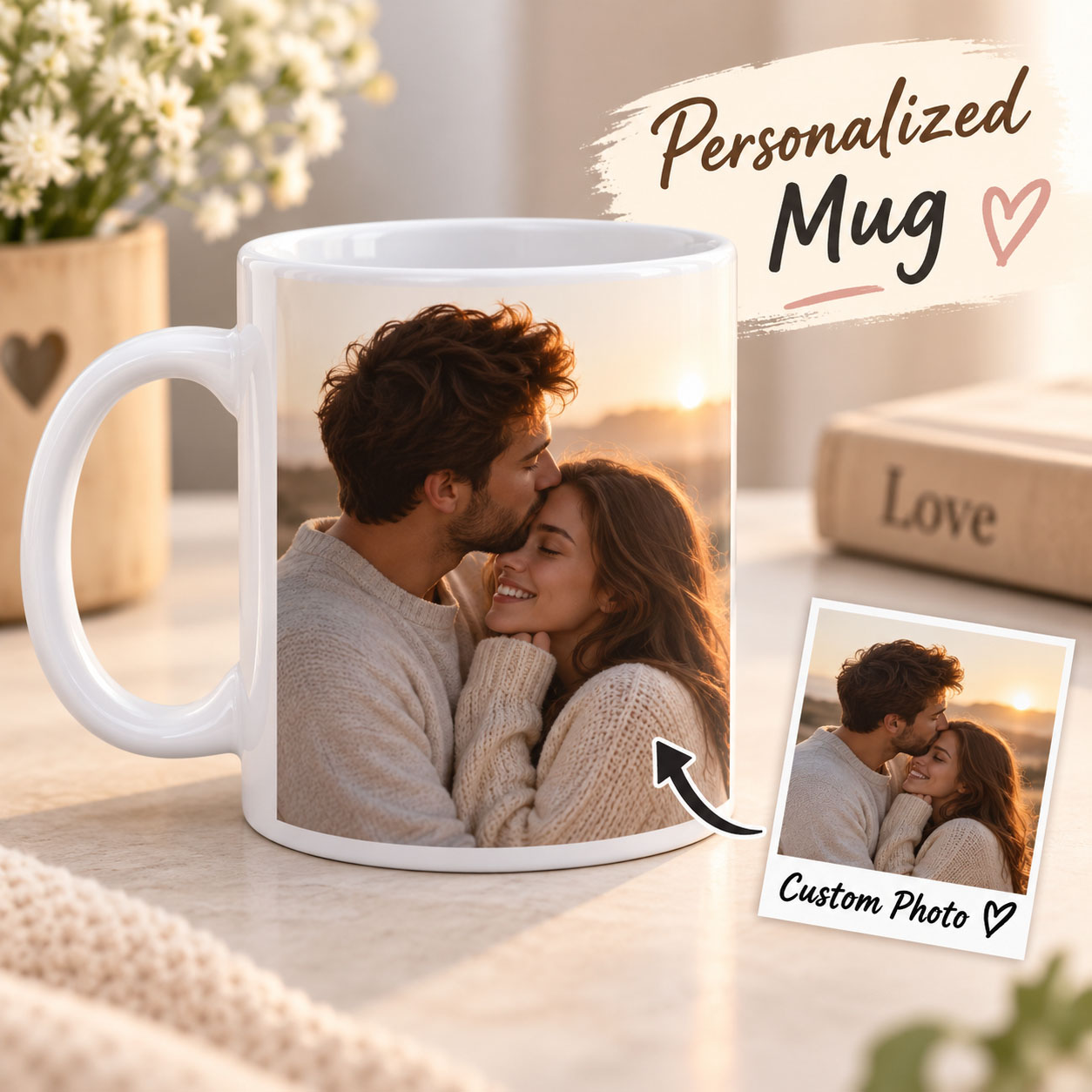 كوب قهوة سيراميك مخصص بصورة شخ - مراجعة Coffee Tea Images وسعره