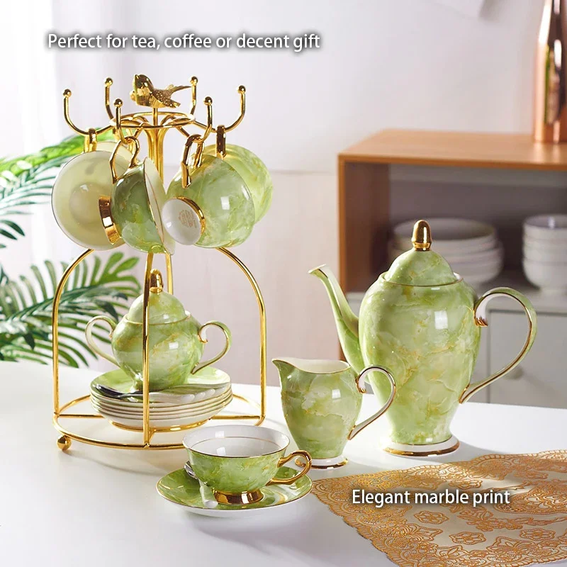 طقم قهوة من البورسلين الفاخر ب - مراجعة Coffee Tea And Sugar Set وسعره