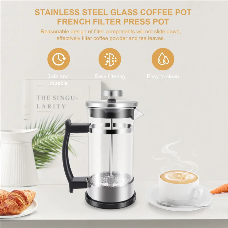 إبريق قهوة فرنسي مع فلتر، مصنو - مراجعة Moka Pot Stove وسعره